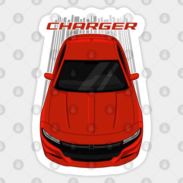 Dodge Charger 2015-2021 - Go Mango Orange Sticker by V8social